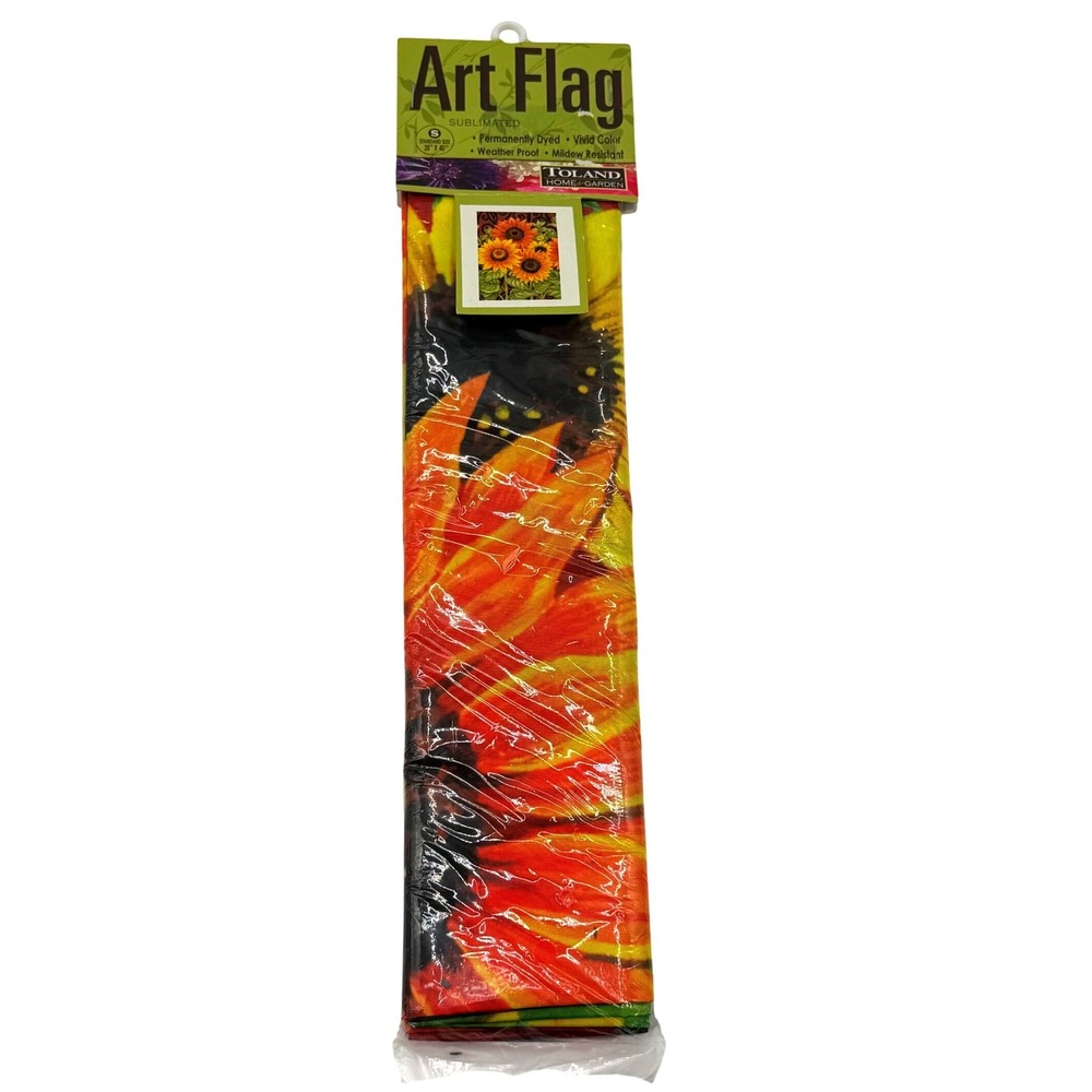 Toland Home Garden Sunflower Medley Art Flag 28 x 40 Standard Size 8947143 NEW